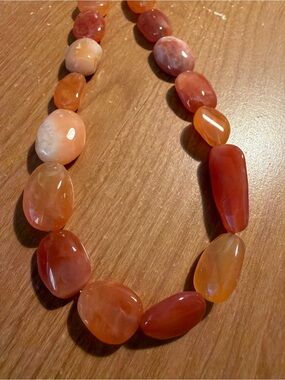 Jay King Women’s Polished Carnelian Beaded Necklace - Orange jay king